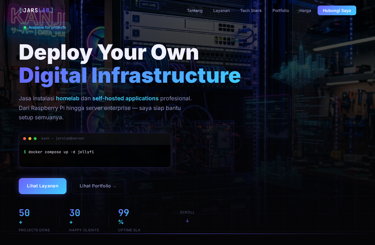JarsLab — Homelab & Self-Hosted Solutions