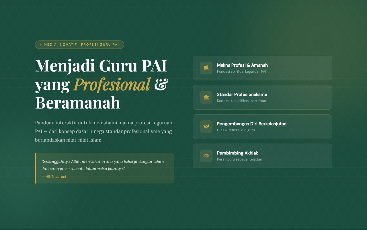 PAI Profesi Guru